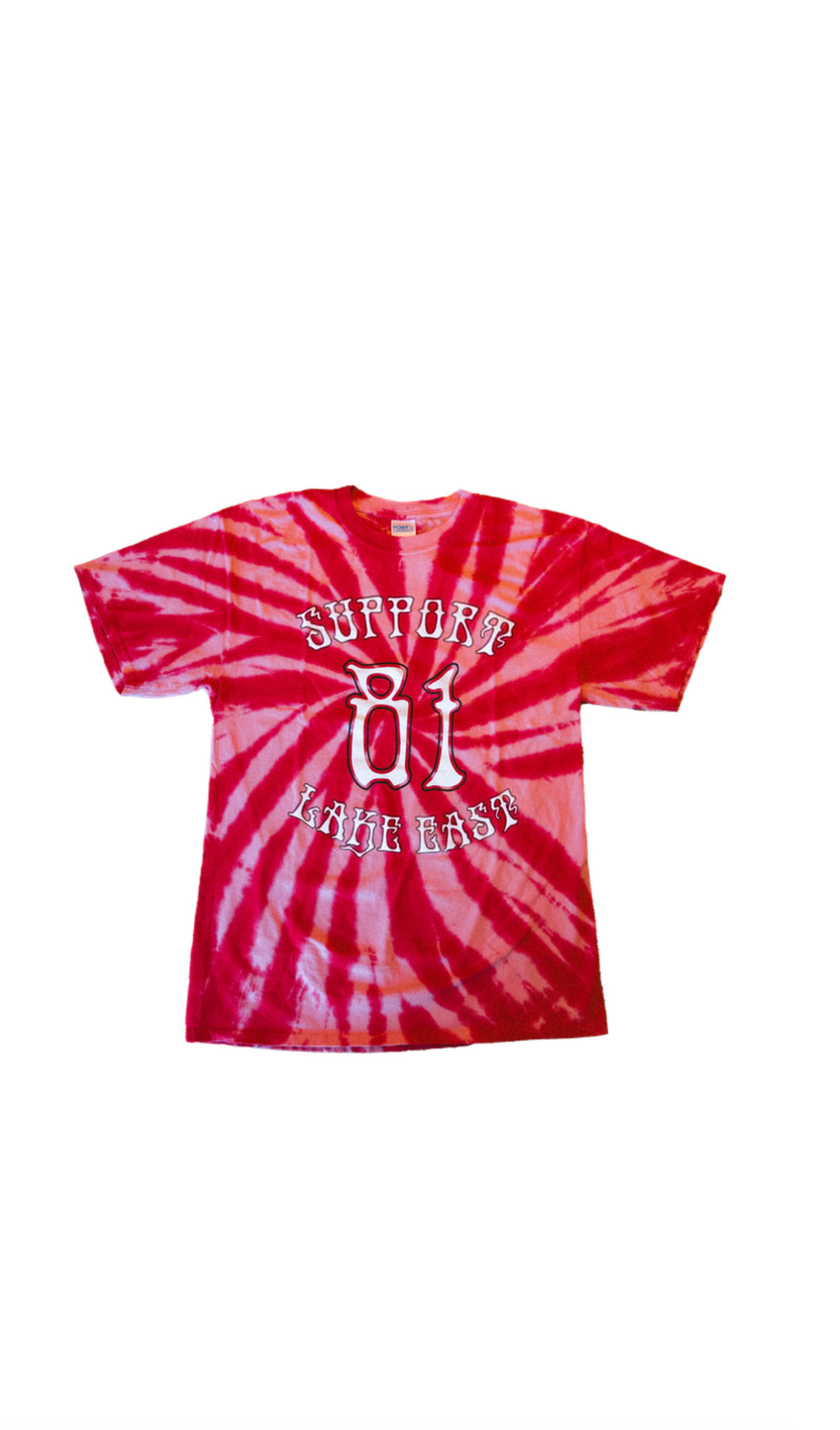 Tie-dye support T-shirt